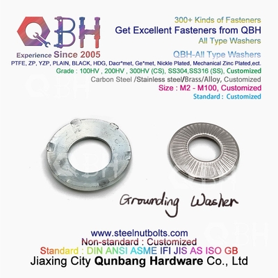 QBH DIN125 DIN127 F436 F436M F959 F959M DIN434 DIN436 NFE25-511 Spring Taper Serrated Flat Round Square All-Type Gaskets