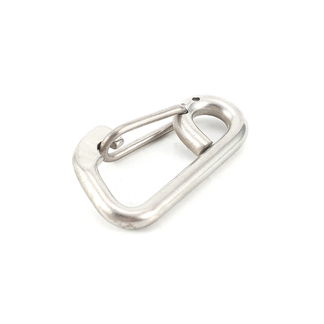 304 Stainless Steel Simple Spring Hook Rigging Hardware Fitting