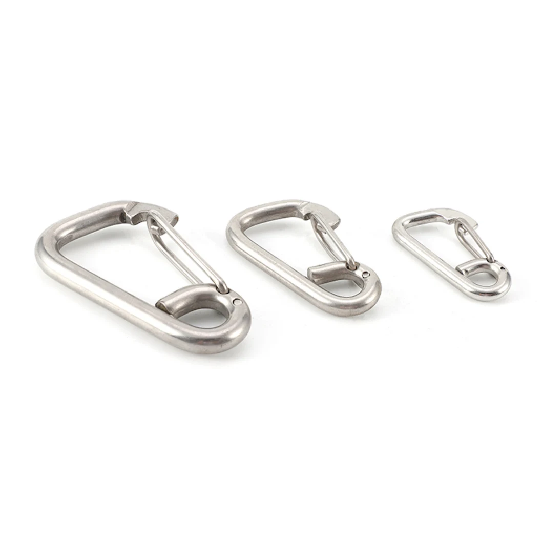 304 Stainless Steel Simple Spring Hook Rigging Hardware Fitting